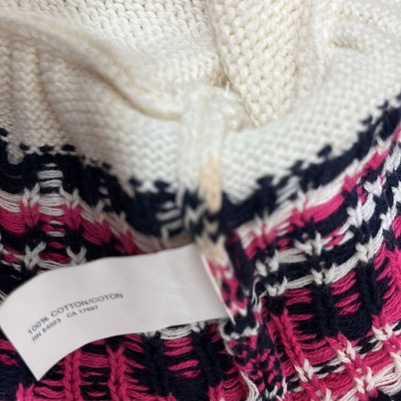 Baby Gap Cable Knit Dress Long Sleeve with Patterned Edge Buttons Cream Sz 3-6M - Picture 10 of 14